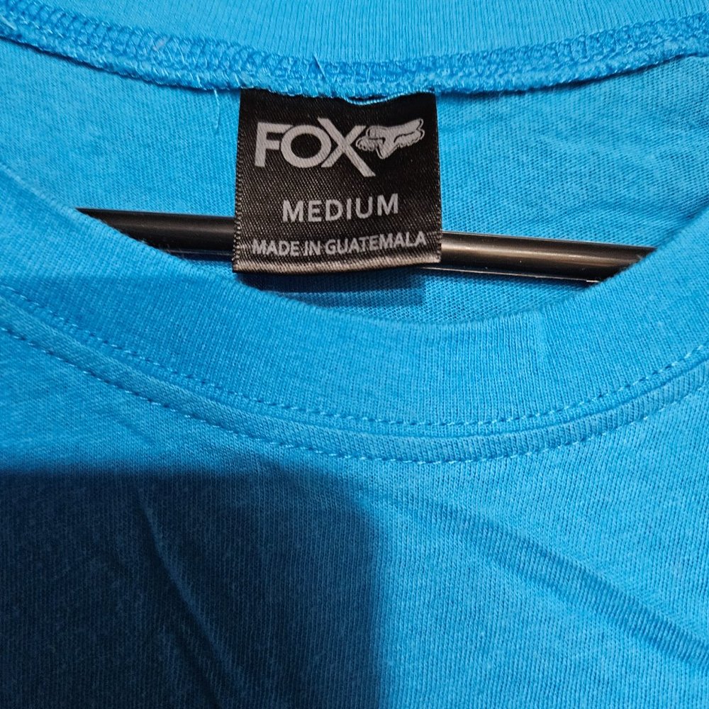 Fox Racing Blue Tee - Picture 2 of 3